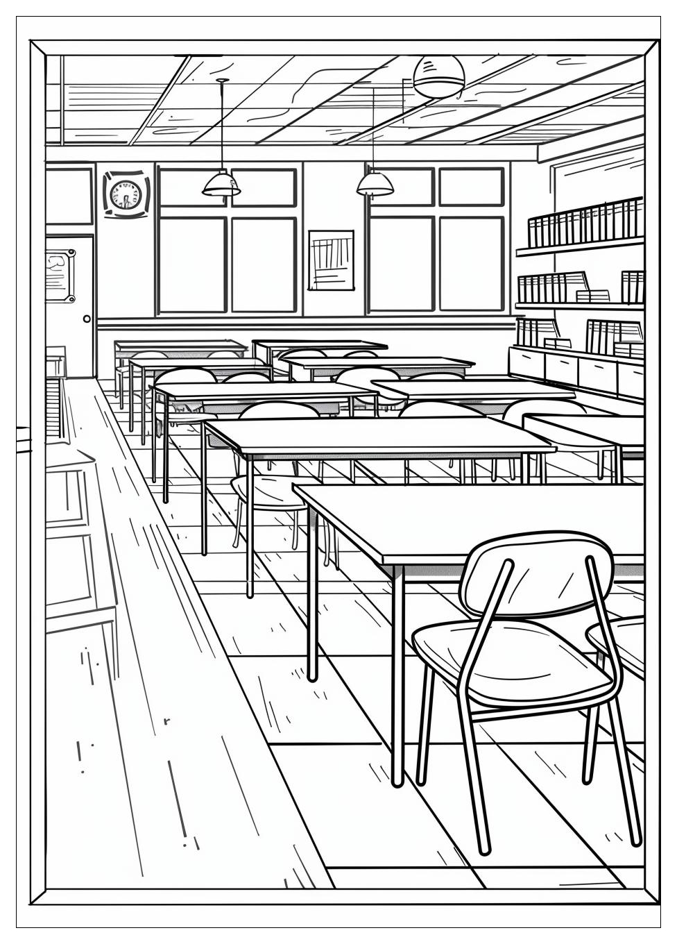 Classroom Coloring Pages-3