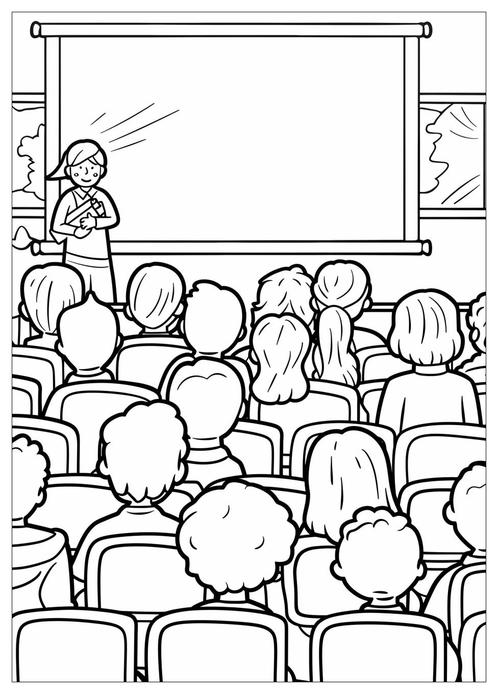 Classroom Coloring Pages-4