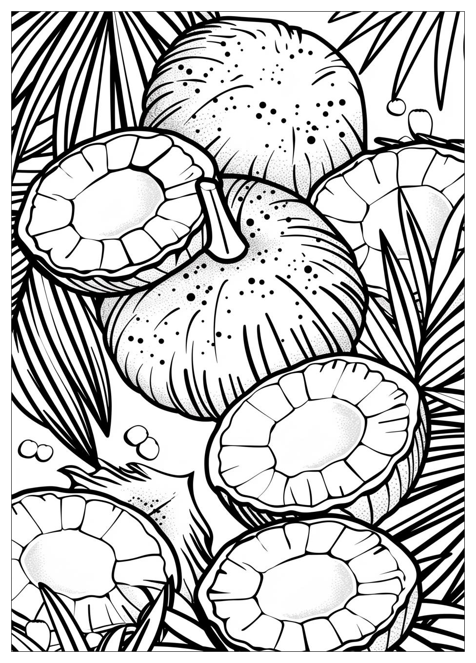 Coconut Coloring Pages-1