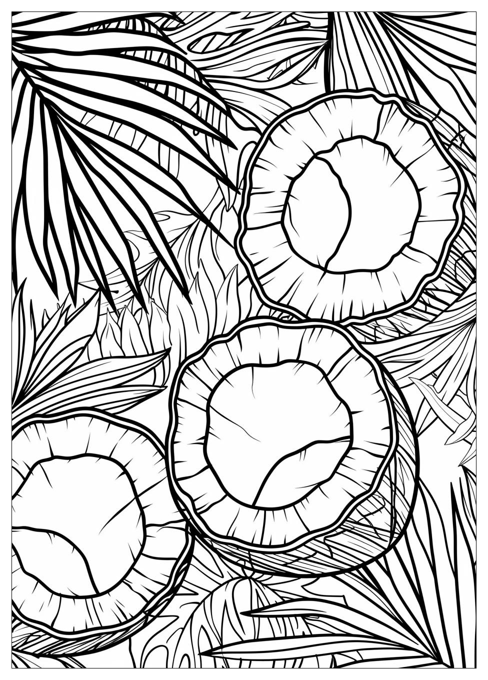 Coconut Coloring Pages-14