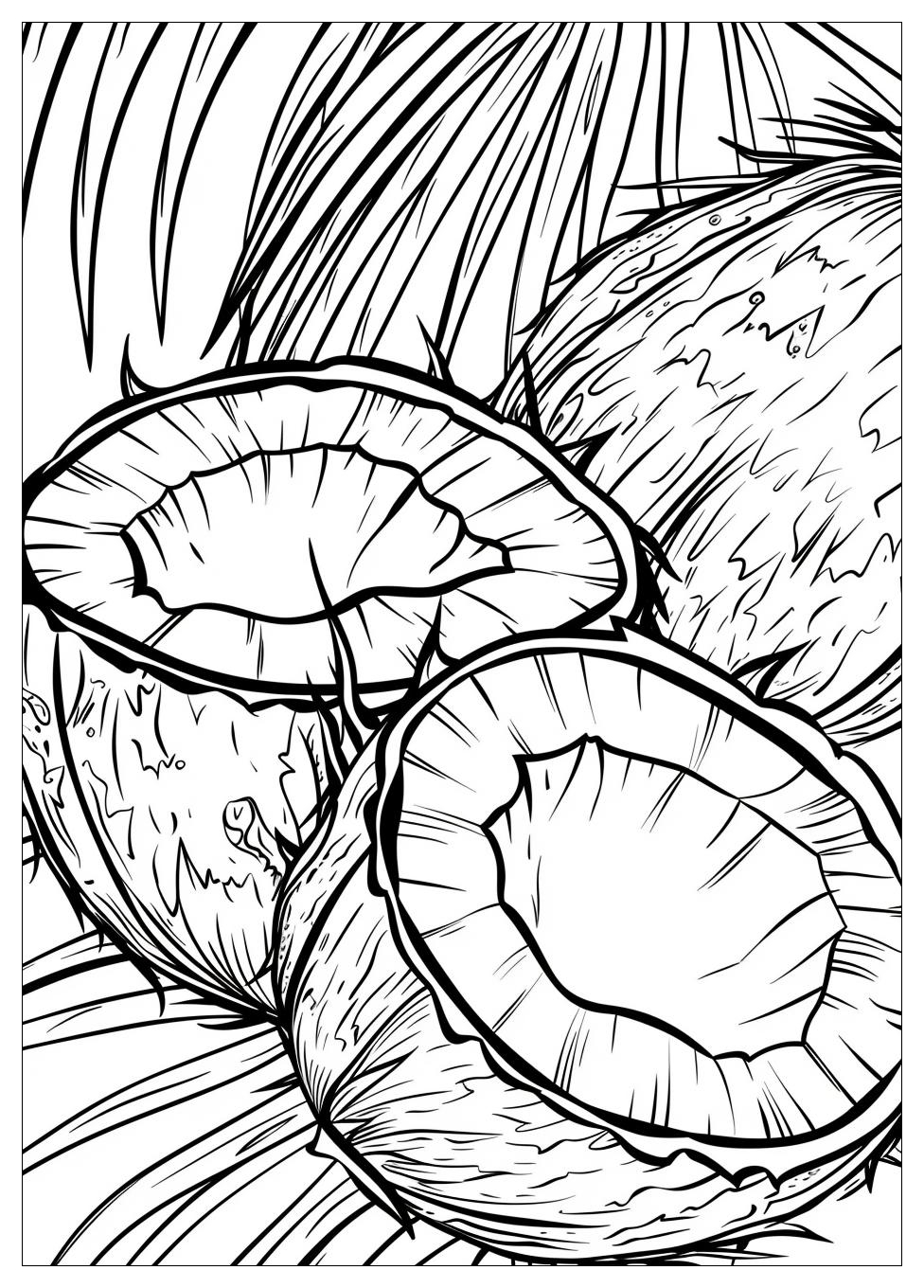 Coconut Coloring Pages-19