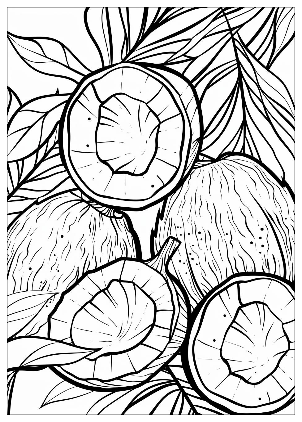 Coconut Coloring Pages-6