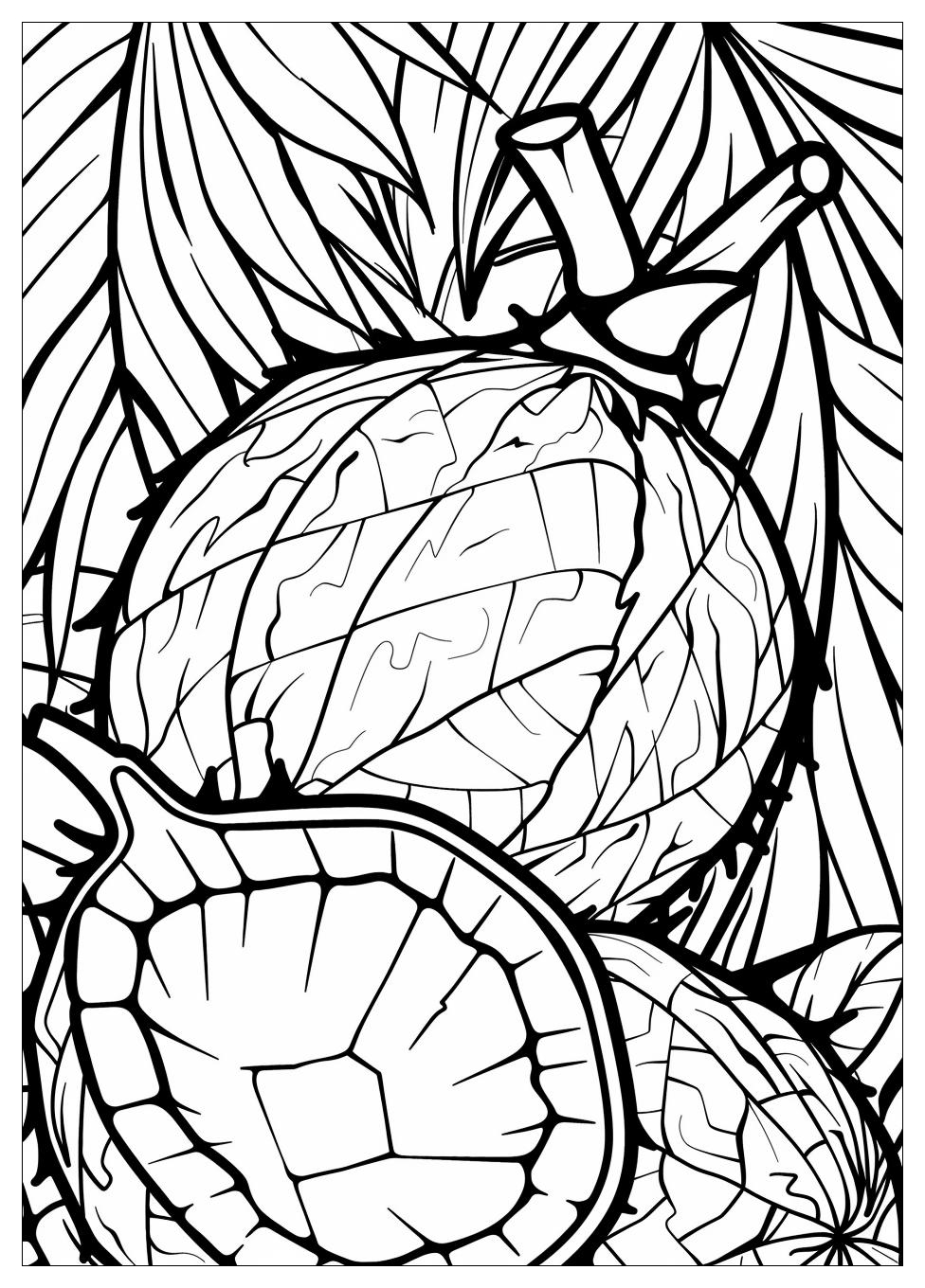 Coconut Coloring Pages-9