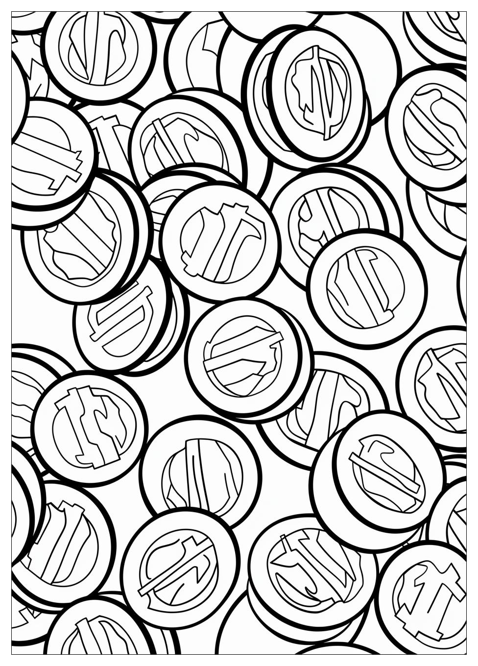 Coin Coloring Pages-12