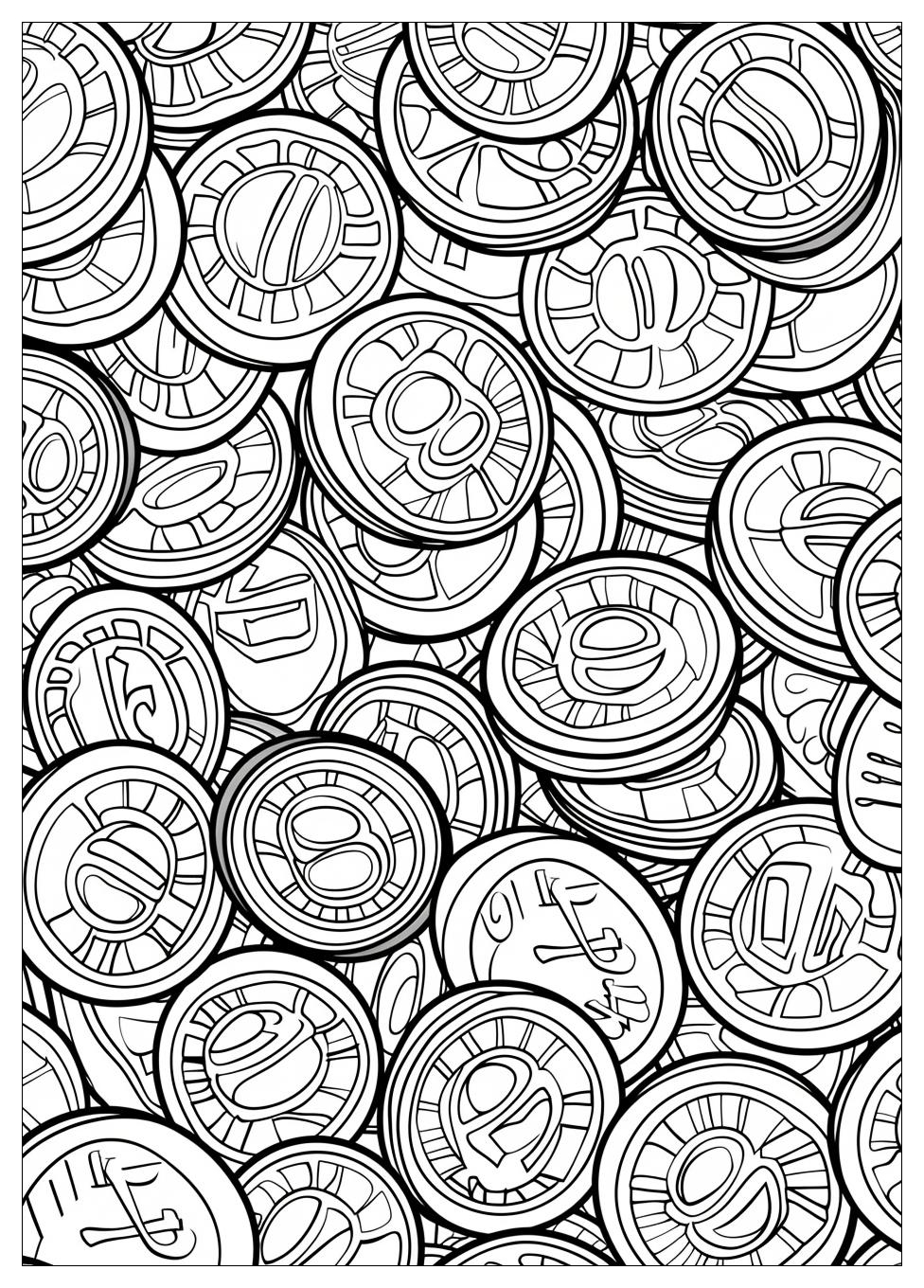 Coin Coloring Pages-15