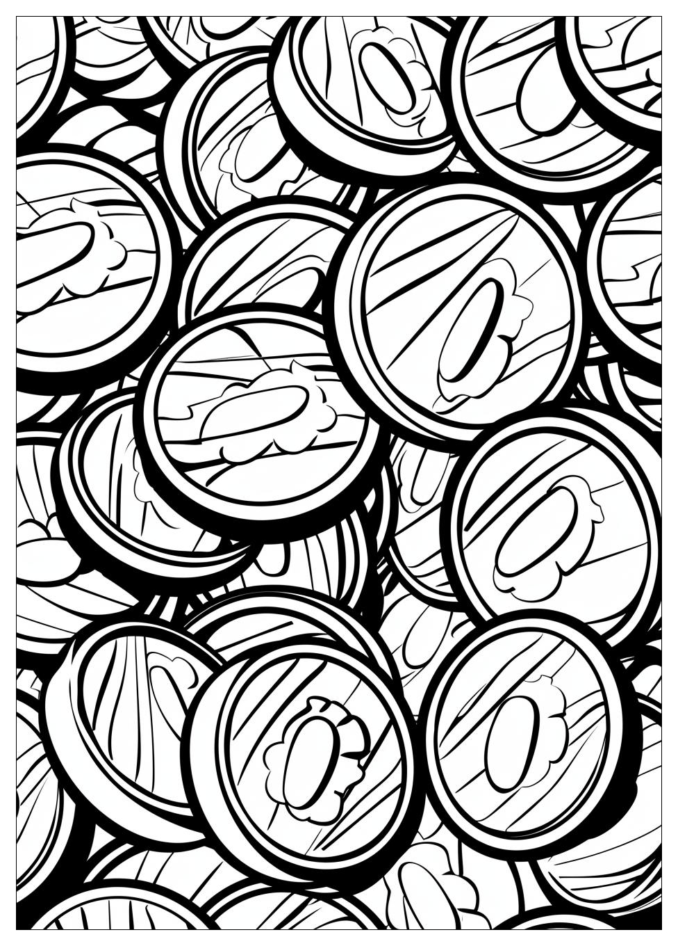 Coin Coloring Pages-8