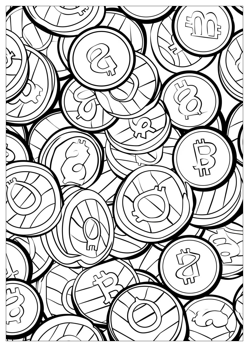 Coin Coloring Pages-9