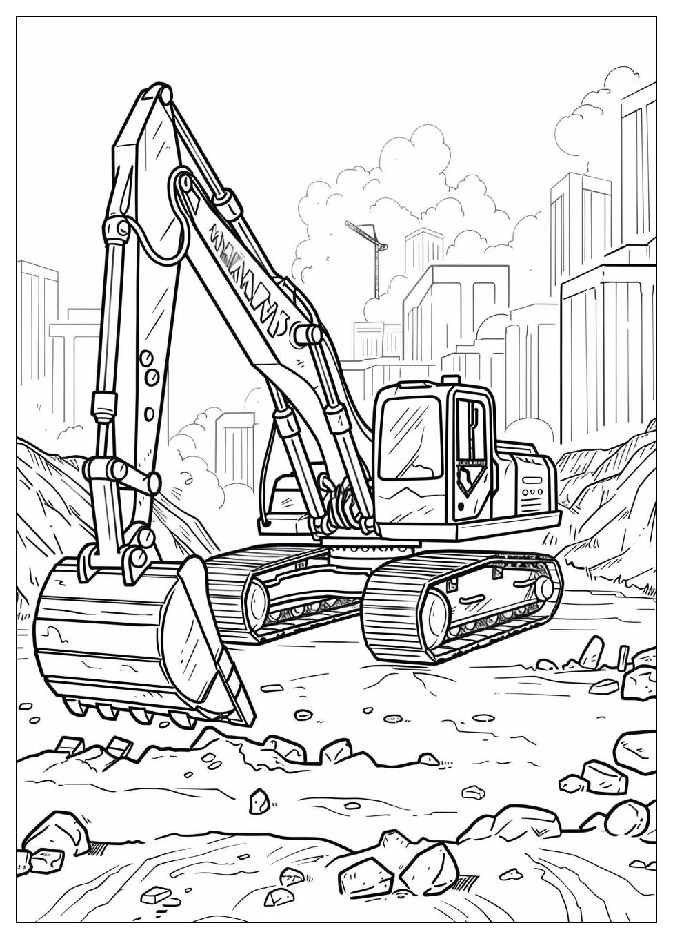 Construction Equipment Coloring Pages-11