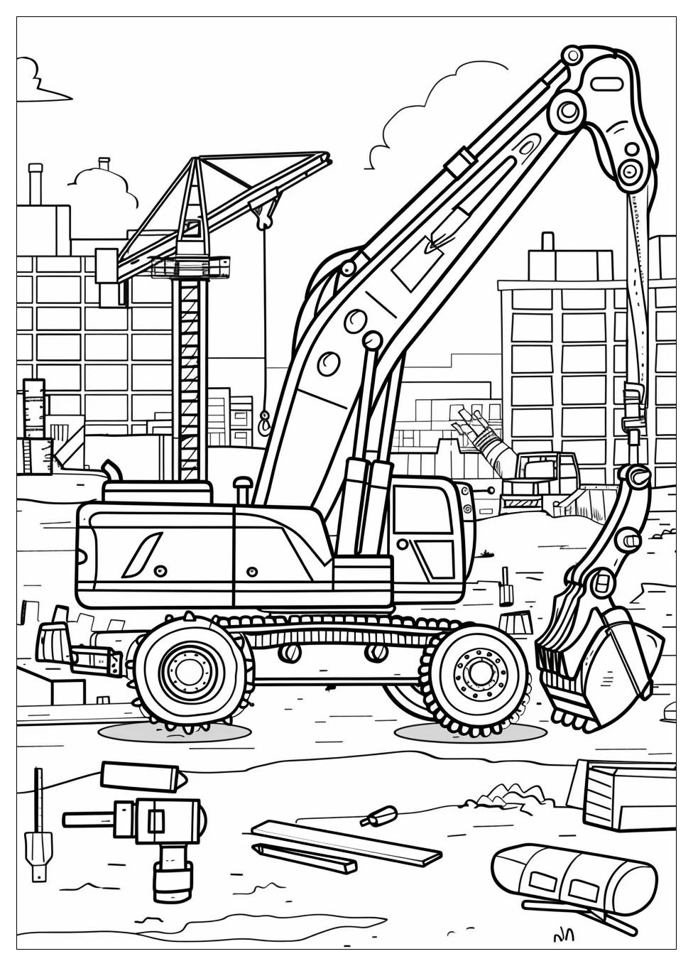 Construction Equipment Coloring Pages-12