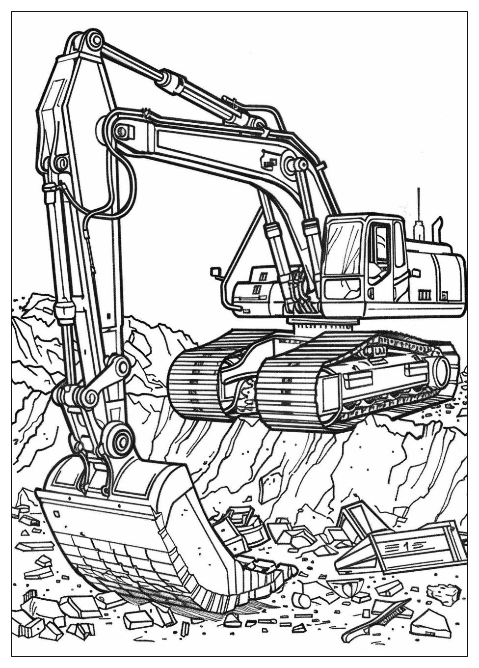 Construction Equipment Coloring Pages-14