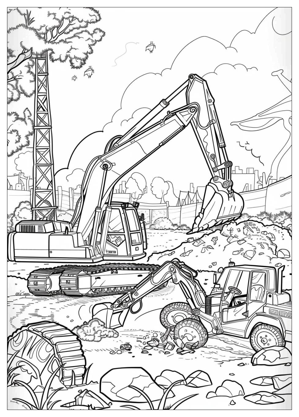 Construction Equipment Coloring Pages-15