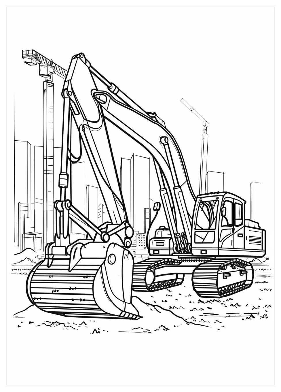 Construction Equipment Coloring Pages-17