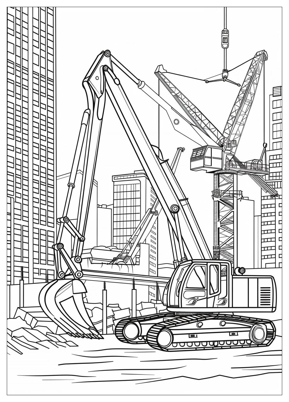 Construction Equipment Coloring Pages-18