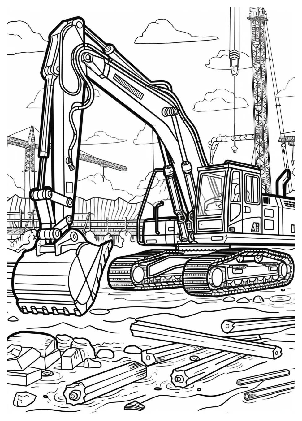 Construction Equipment Coloring Pages-19