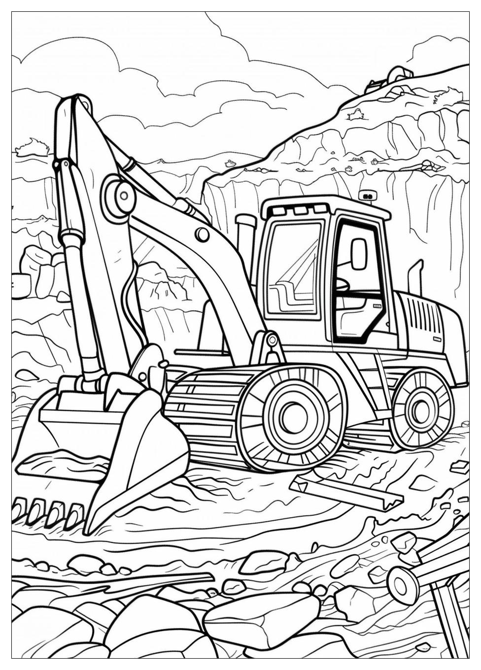 Construction Equipment Coloring Pages-2