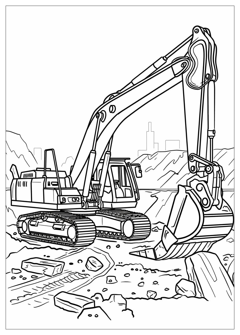 Construction Equipment Coloring Pages-4