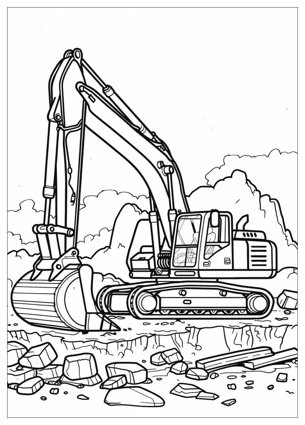 Construction Equipment Coloring Pages-8