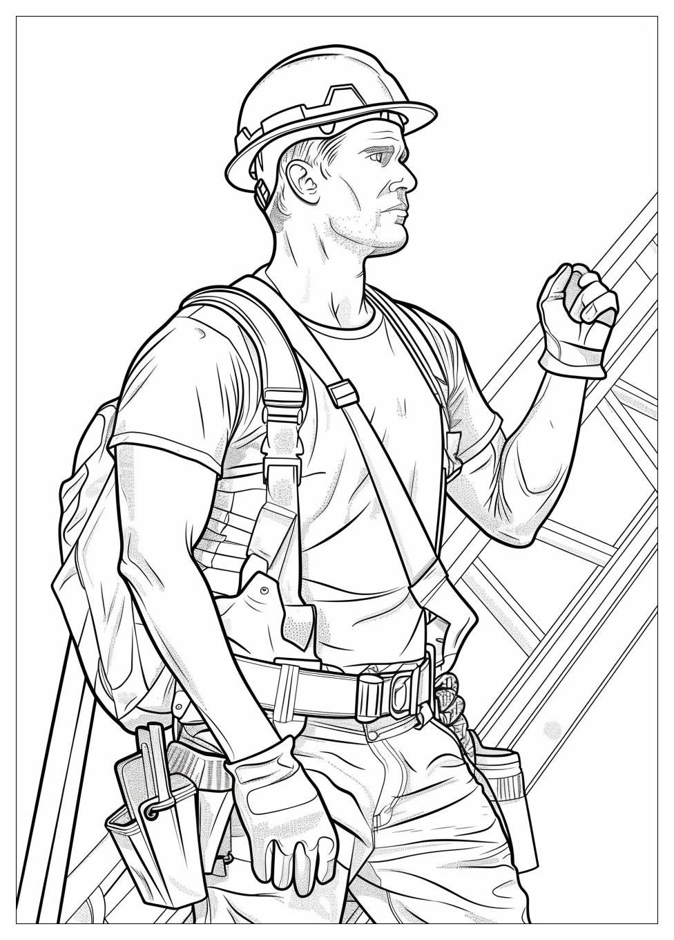 Construction Worker Coloring Pages-20