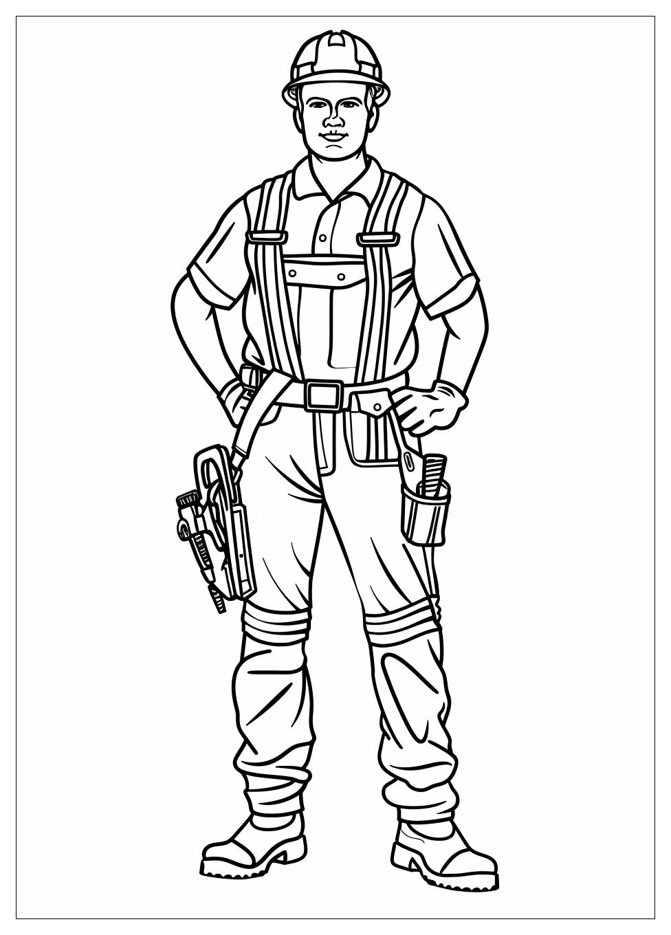 Construction Worker Coloring Pages-4