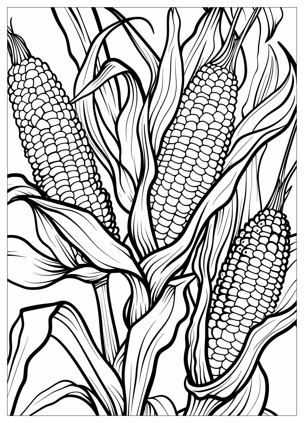 Corn Coloring Pages-10