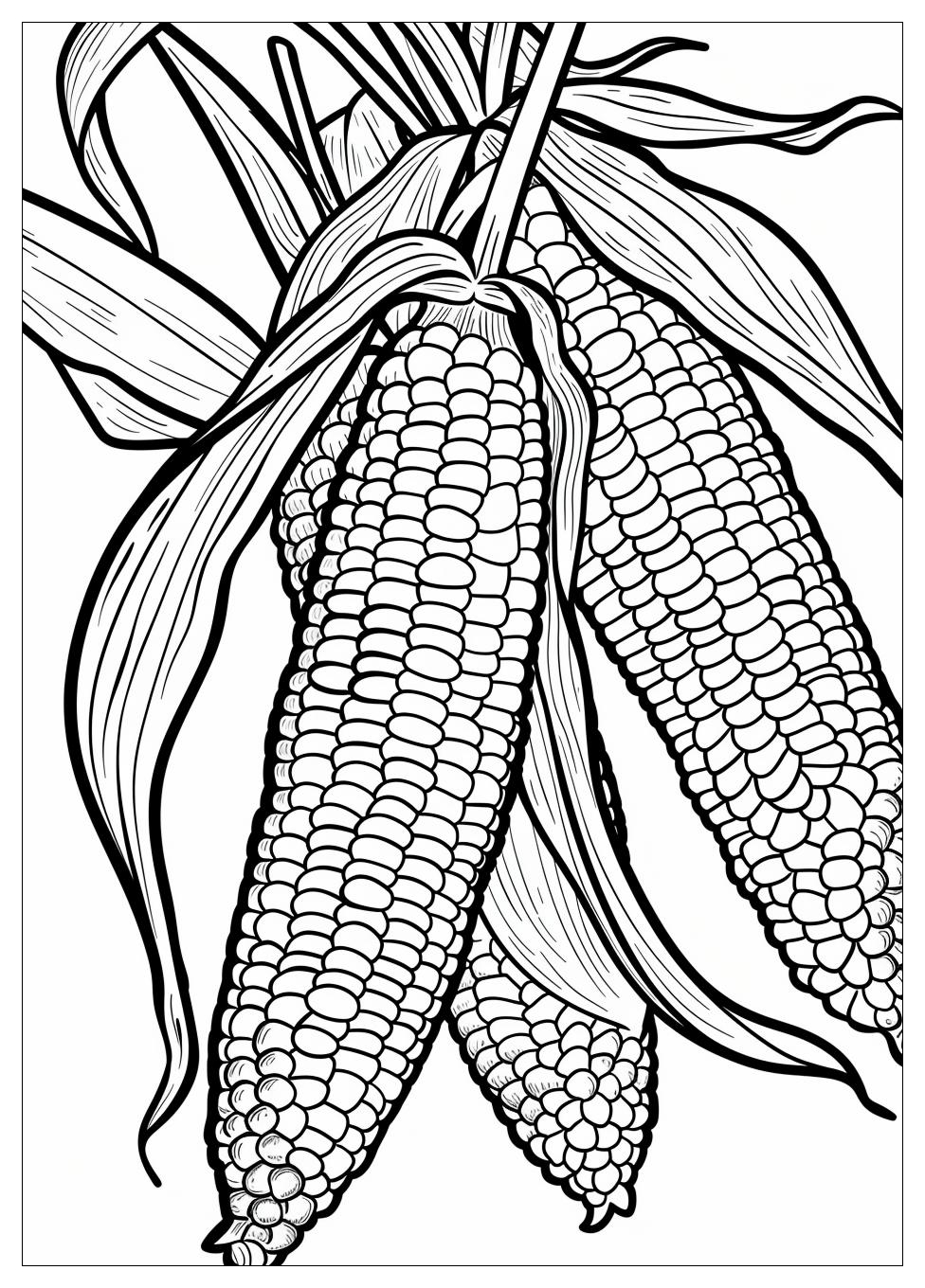 Corn Coloring Pages-12