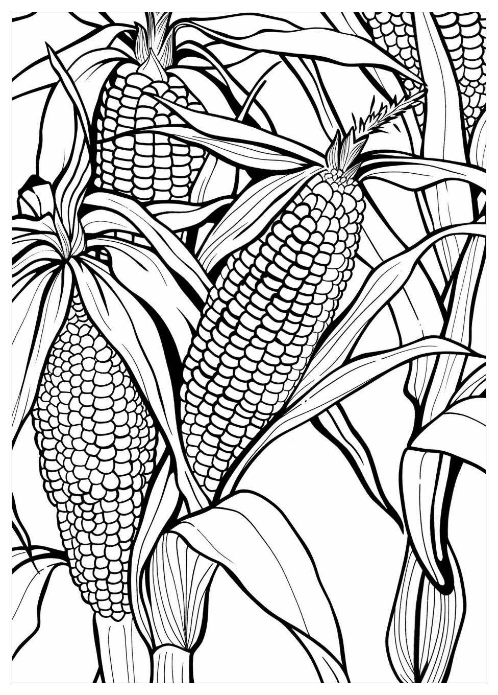 Corn Coloring Pages-20