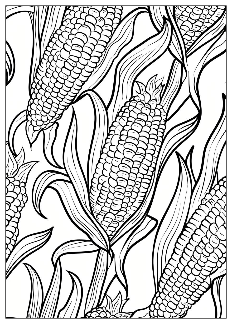 Corn Coloring Pages-4