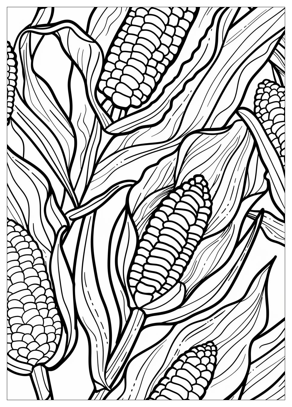 Corn Coloring Pages-6