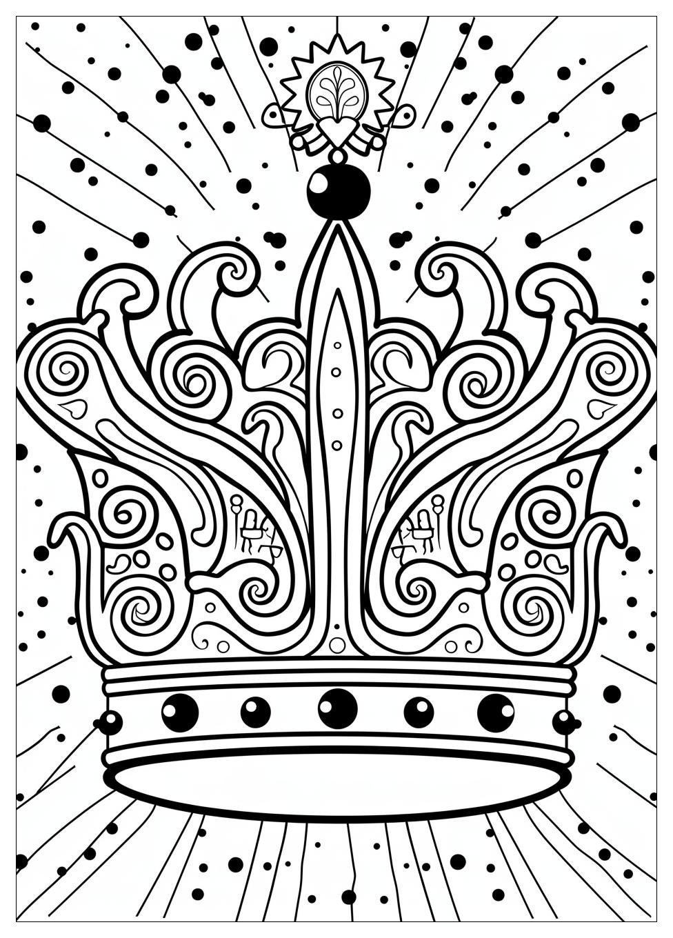 Crown Coloring Pages-1