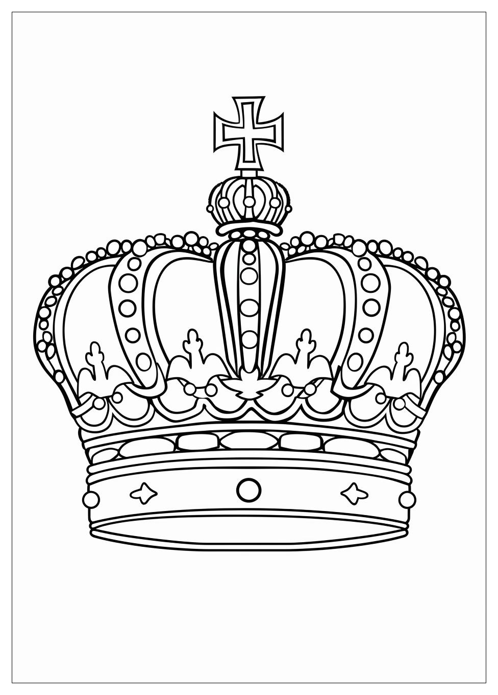 Crown Coloring Pages-11