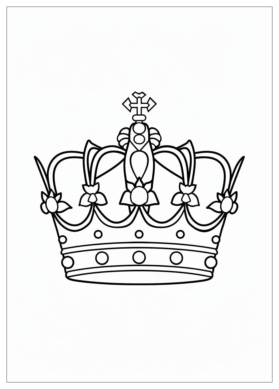 Crown Coloring Pages-12