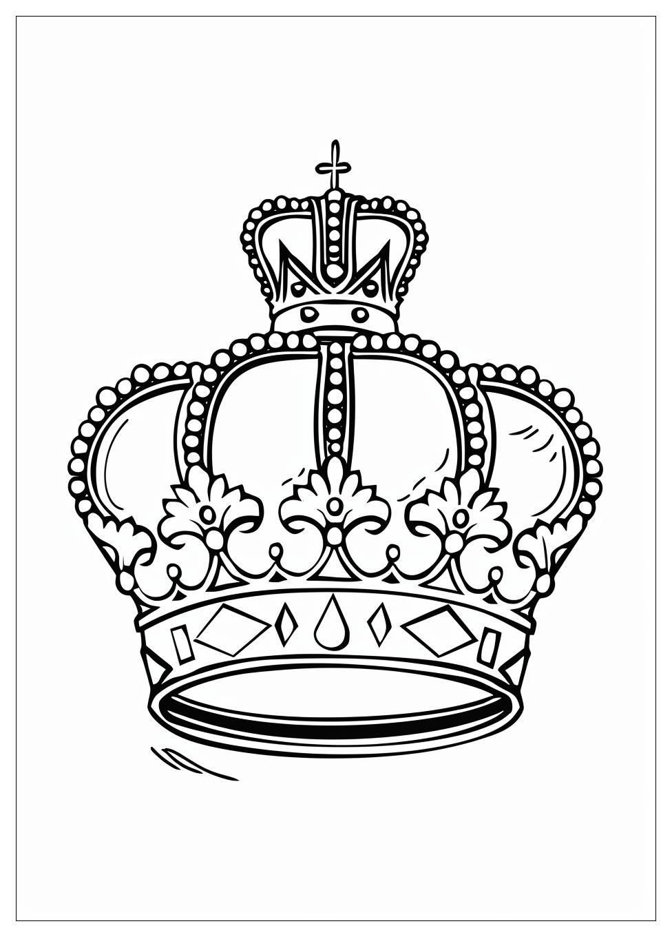 Crown Coloring Pages-13