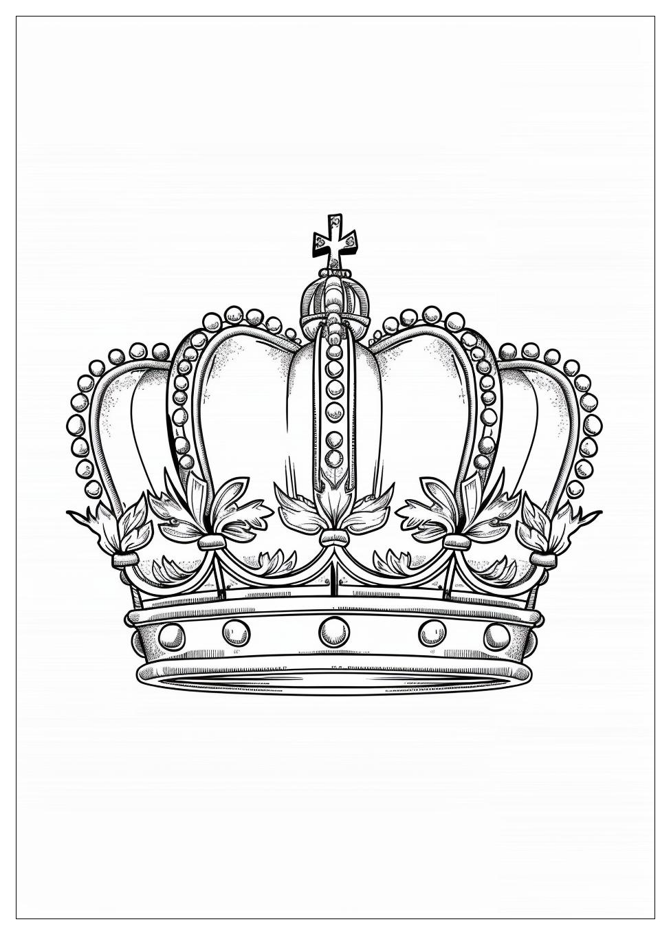 Crown Coloring Pages-14