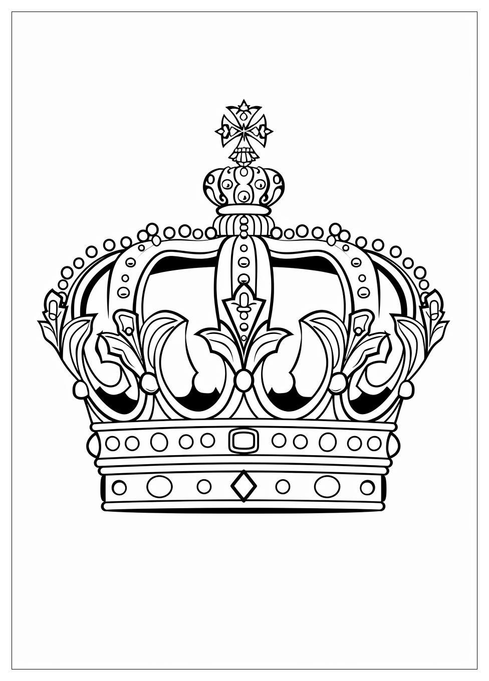 Crown Coloring Pages-15