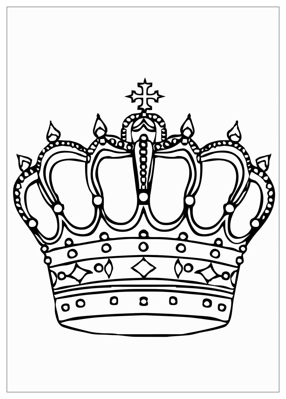 Crown Coloring Pages-16