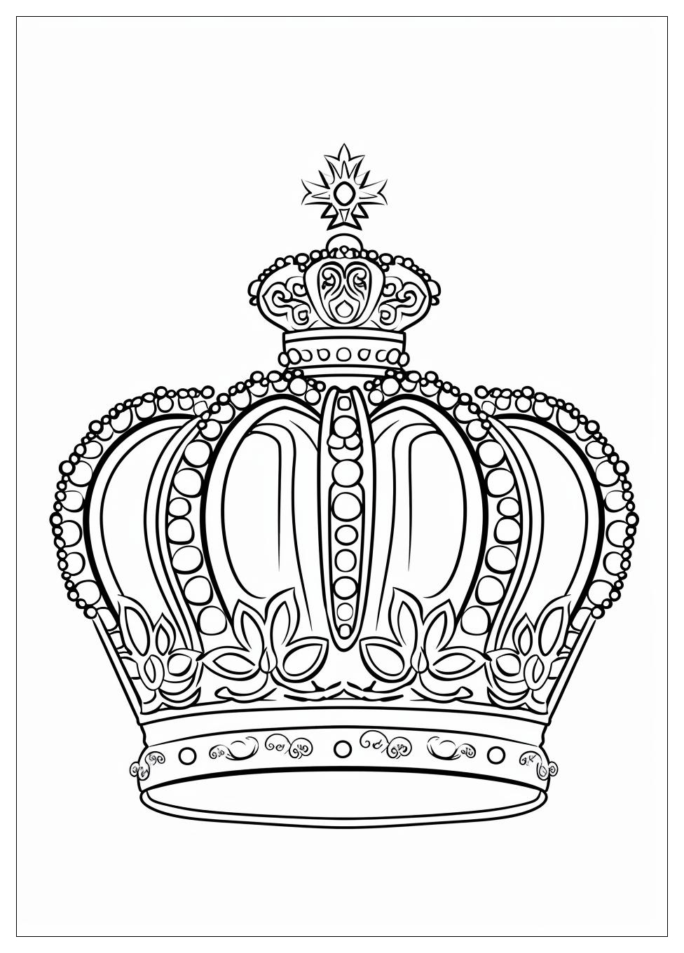 Crown Coloring Pages-17