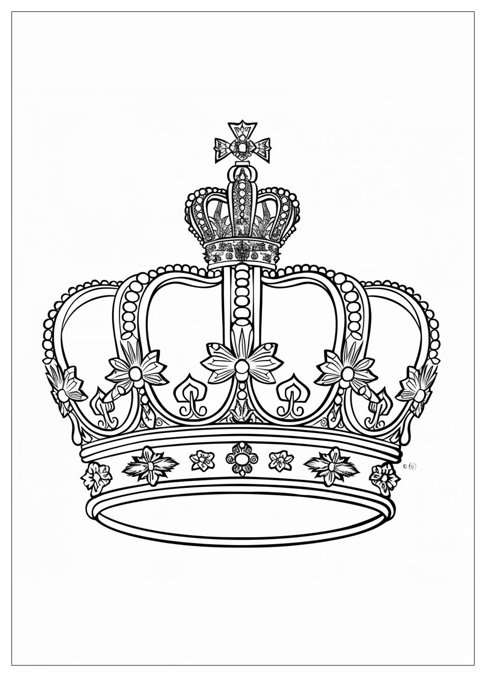 Crown Coloring Pages-18