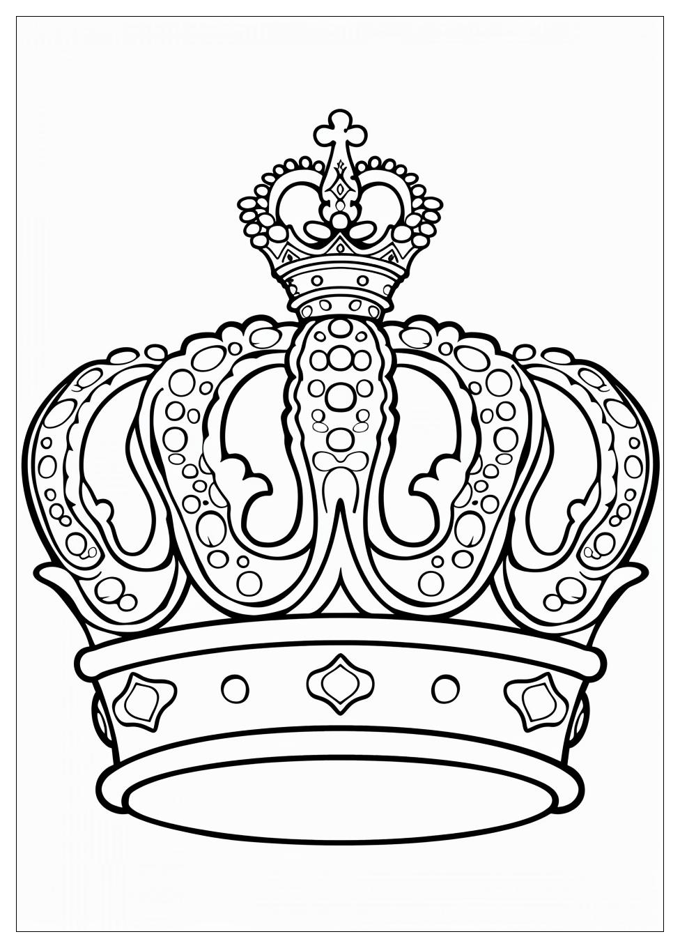 Crown Coloring Pages-2