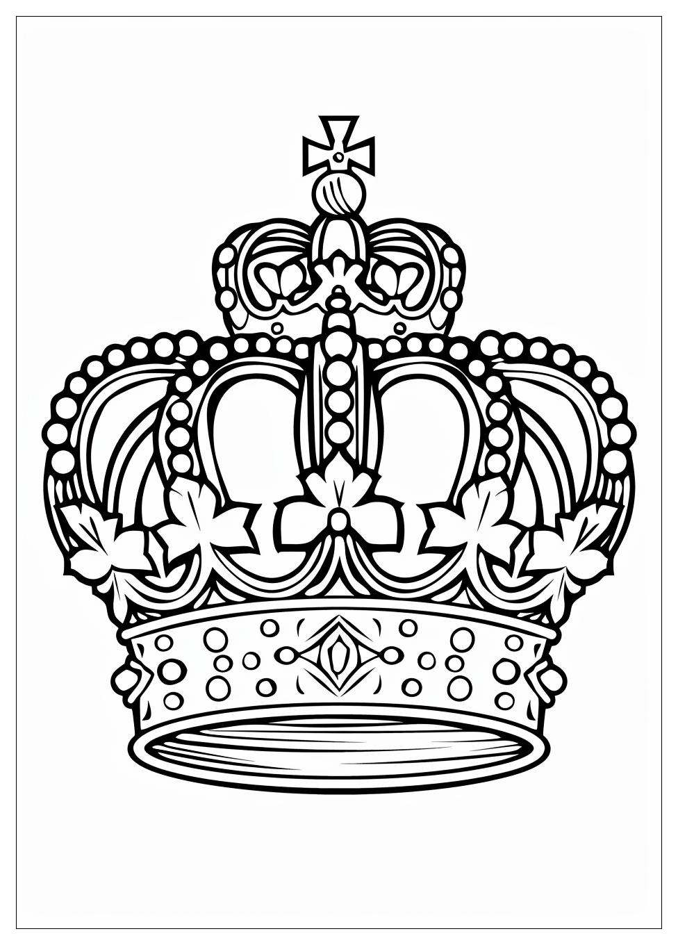 Crown Coloring Pages-20