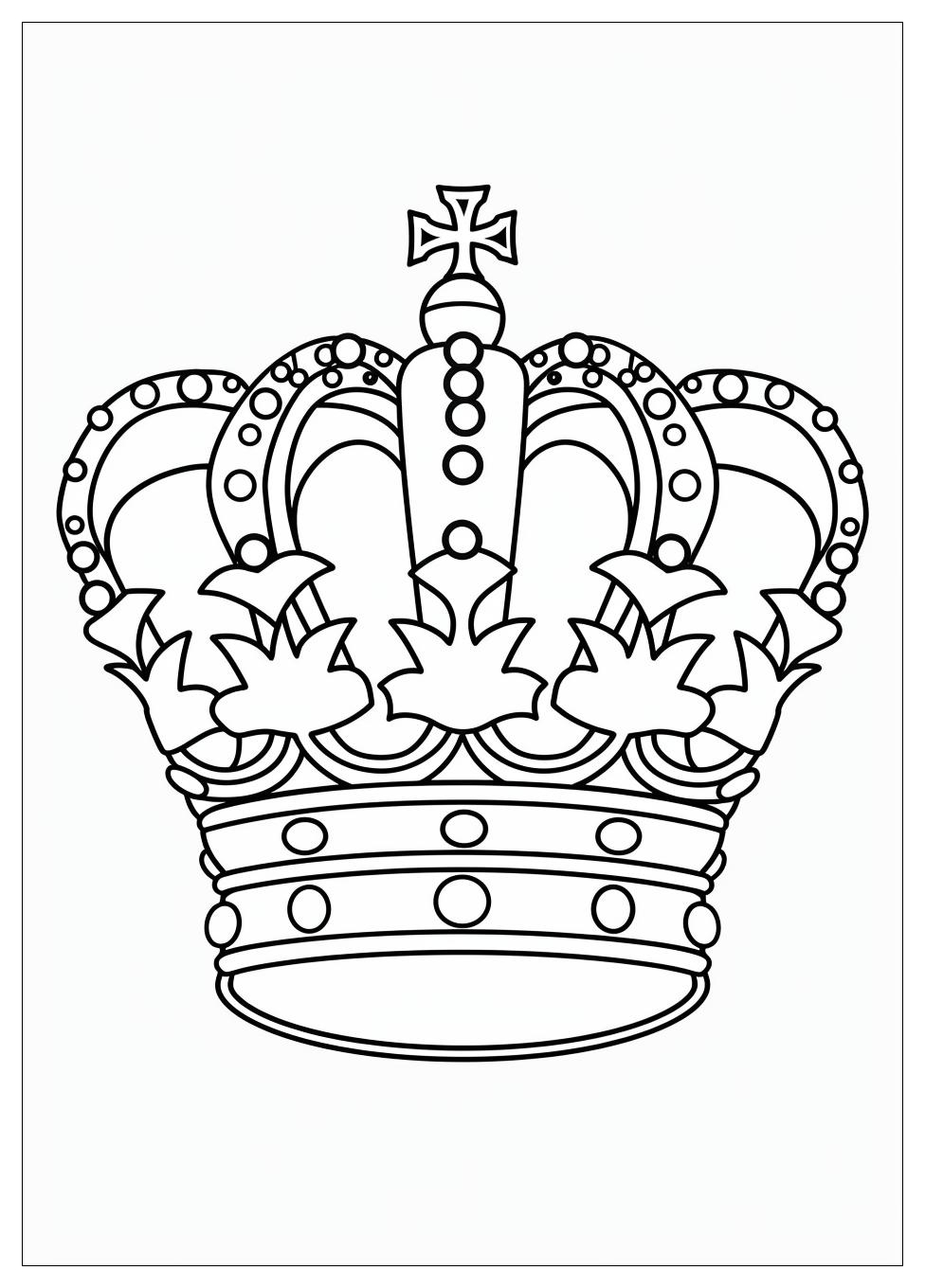 Crown Coloring Pages-3