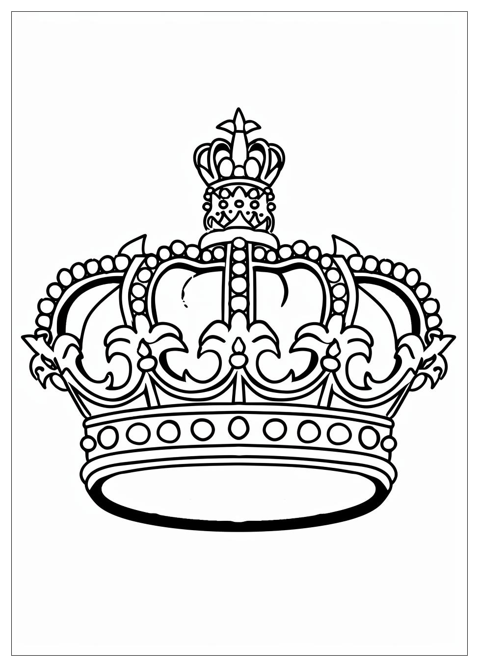 Crown Coloring Pages-8