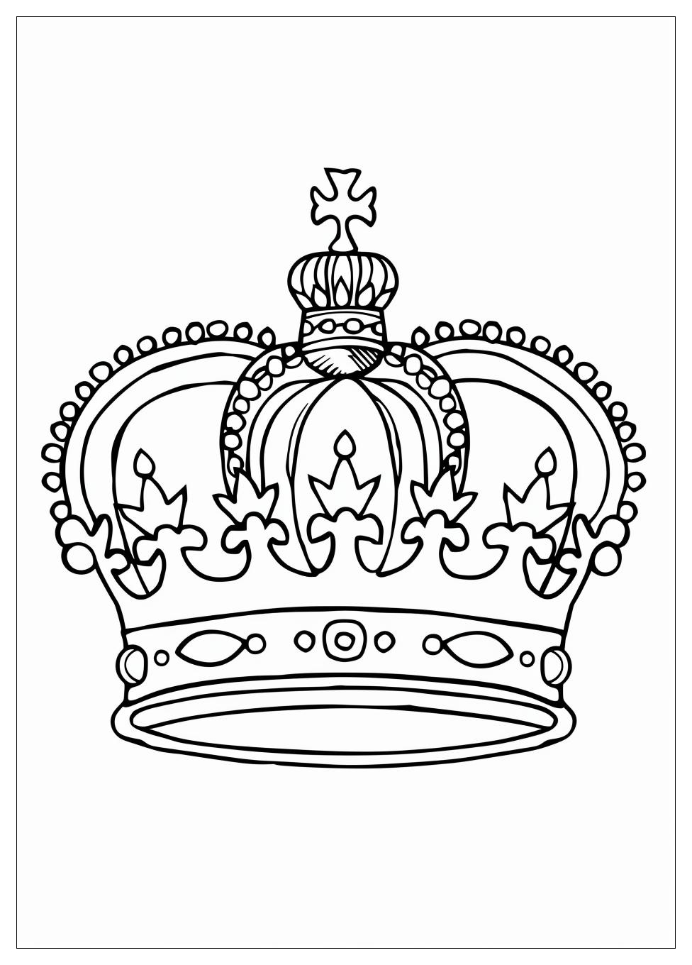 Crown Coloring Pages-9