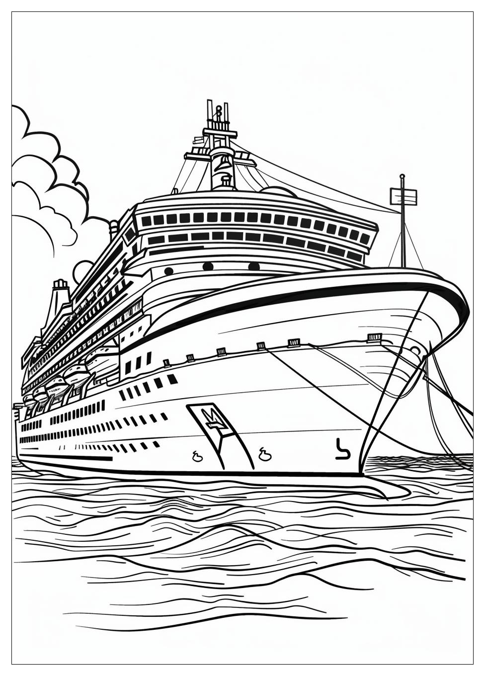 Cruise Ship Coloring Pages-10