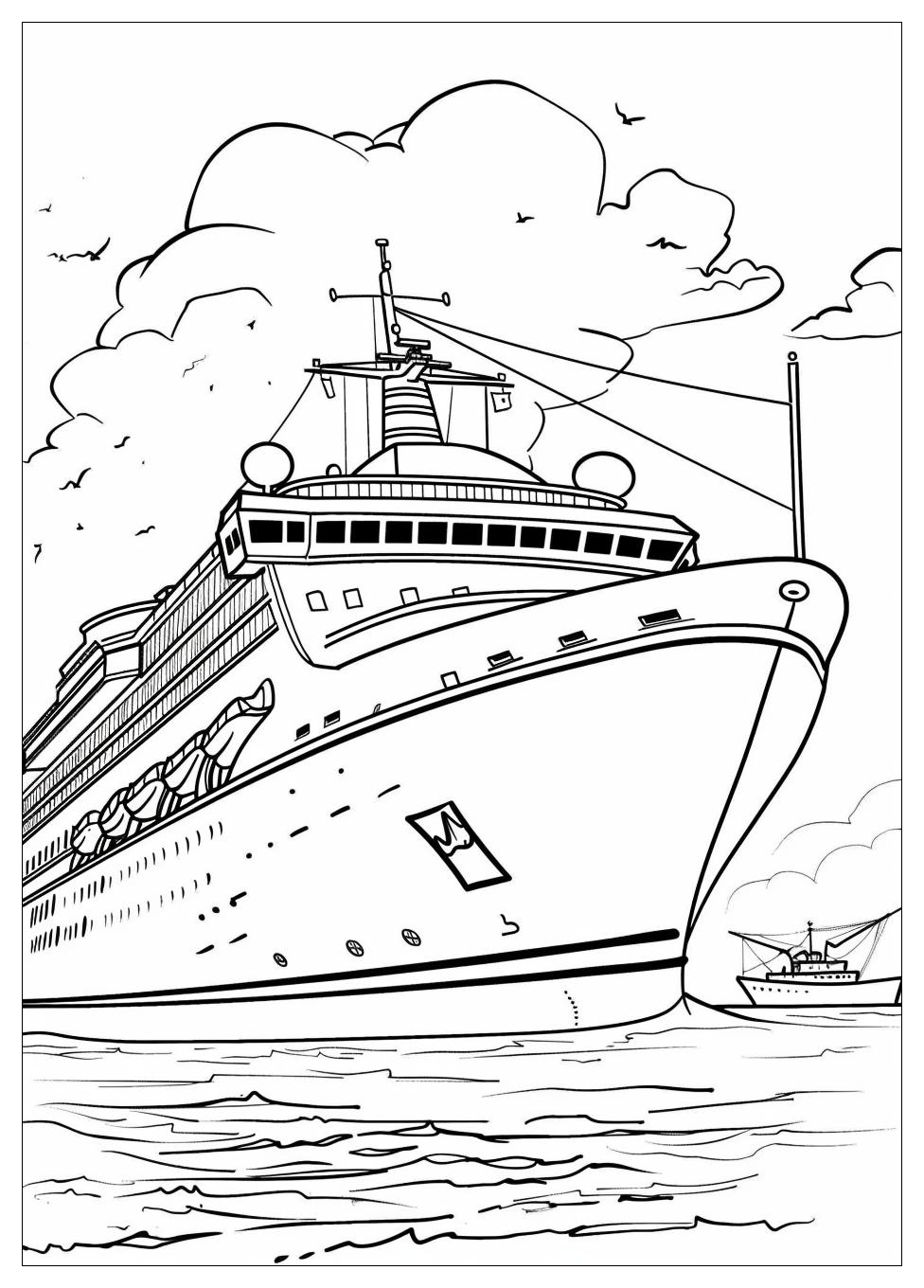 Cruise Ship Coloring Pages-11