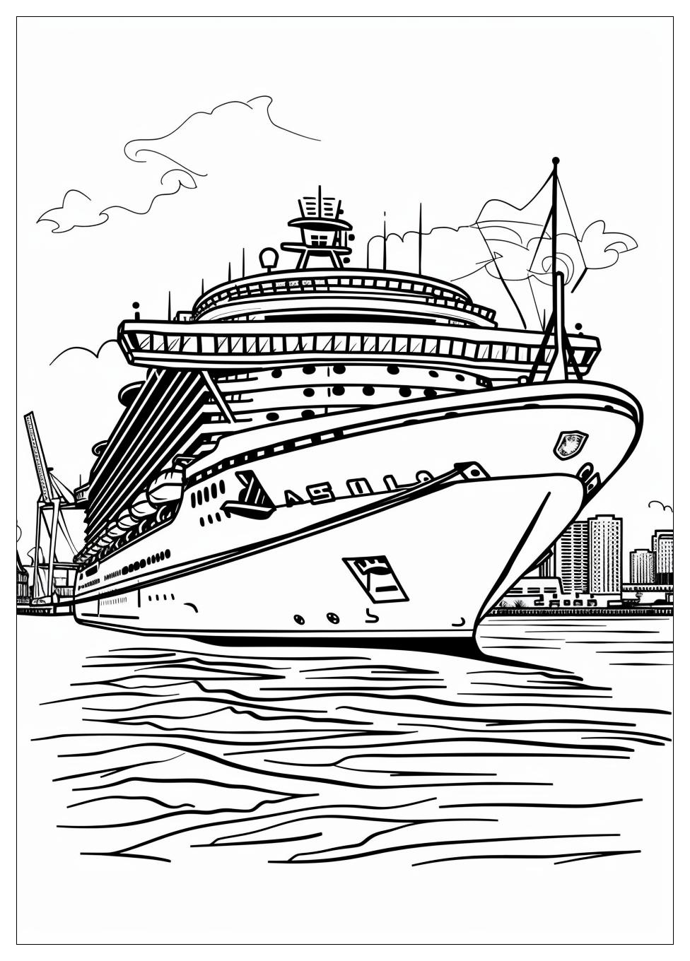 Cruise Ship Coloring Pages-13