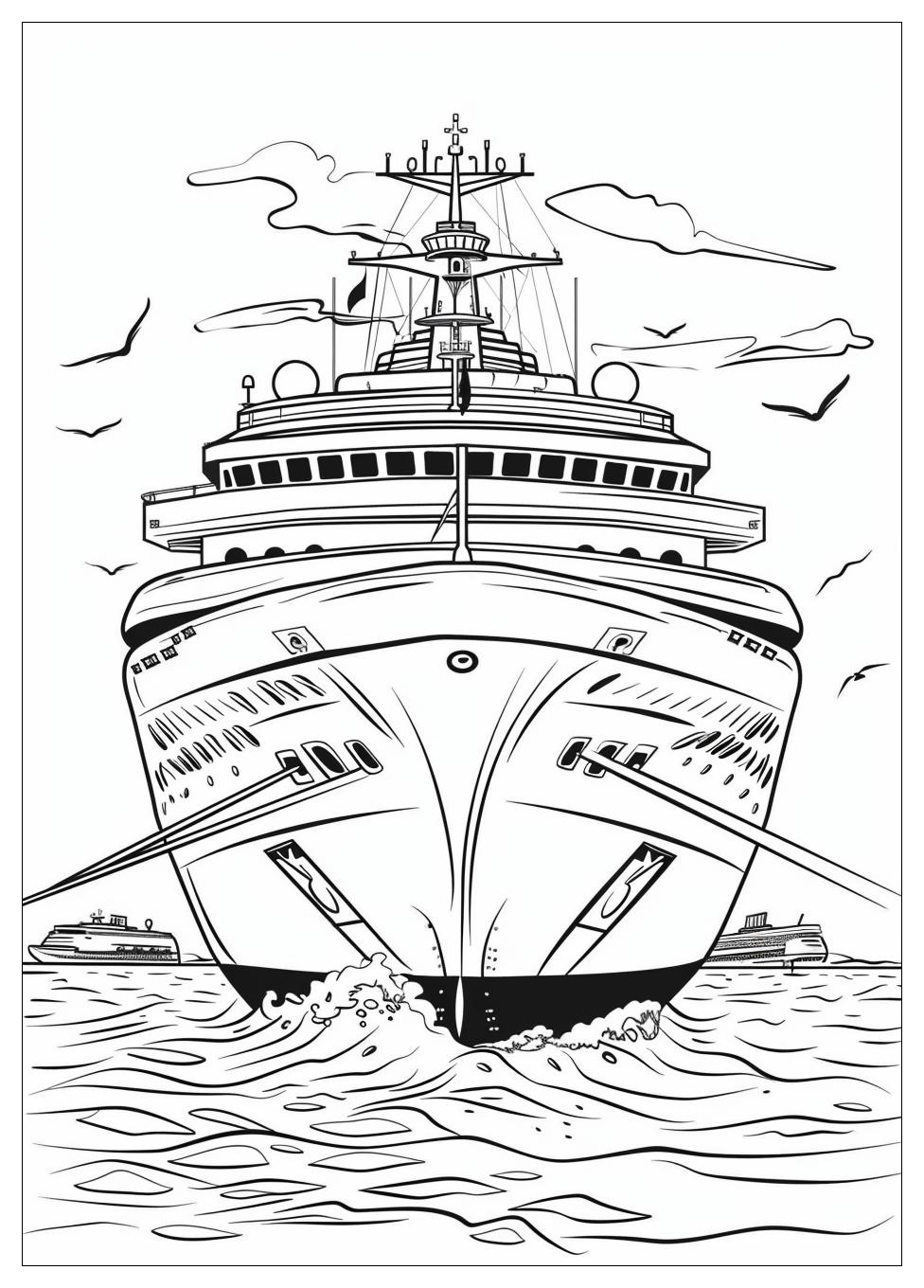 Cruise Ship Coloring Pages-14