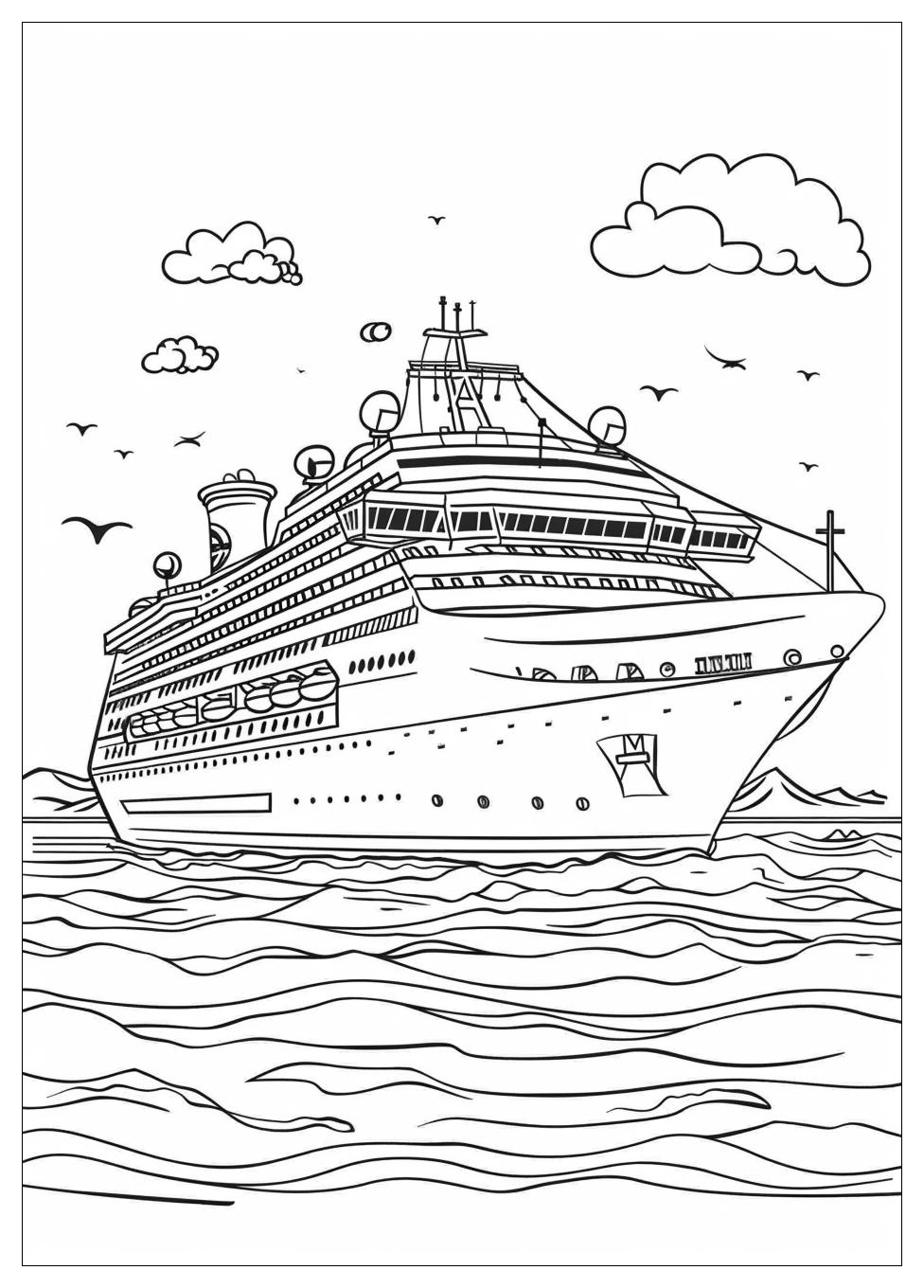 Cruise Ship Coloring Pages-16