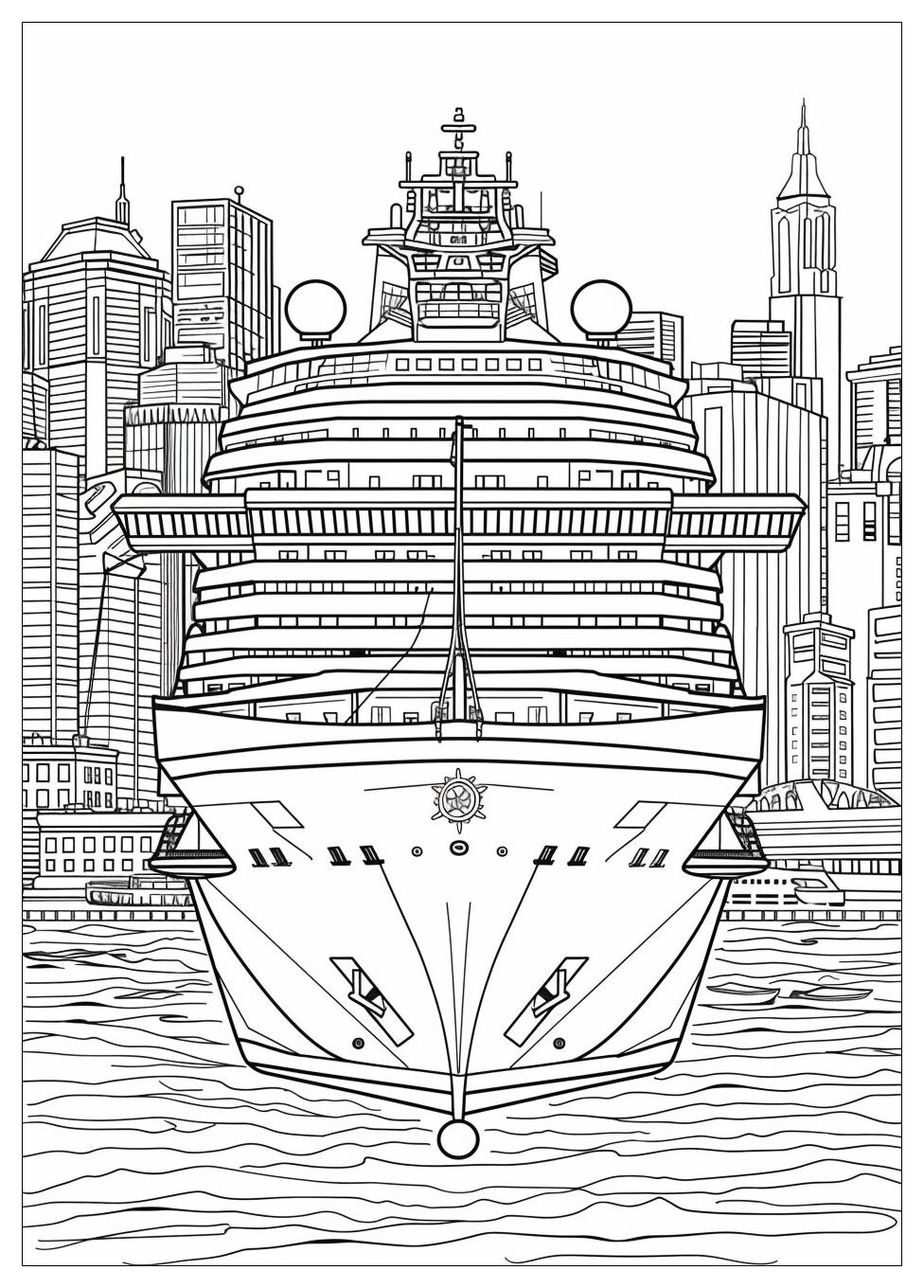 Cruise Ship Coloring Pages-18