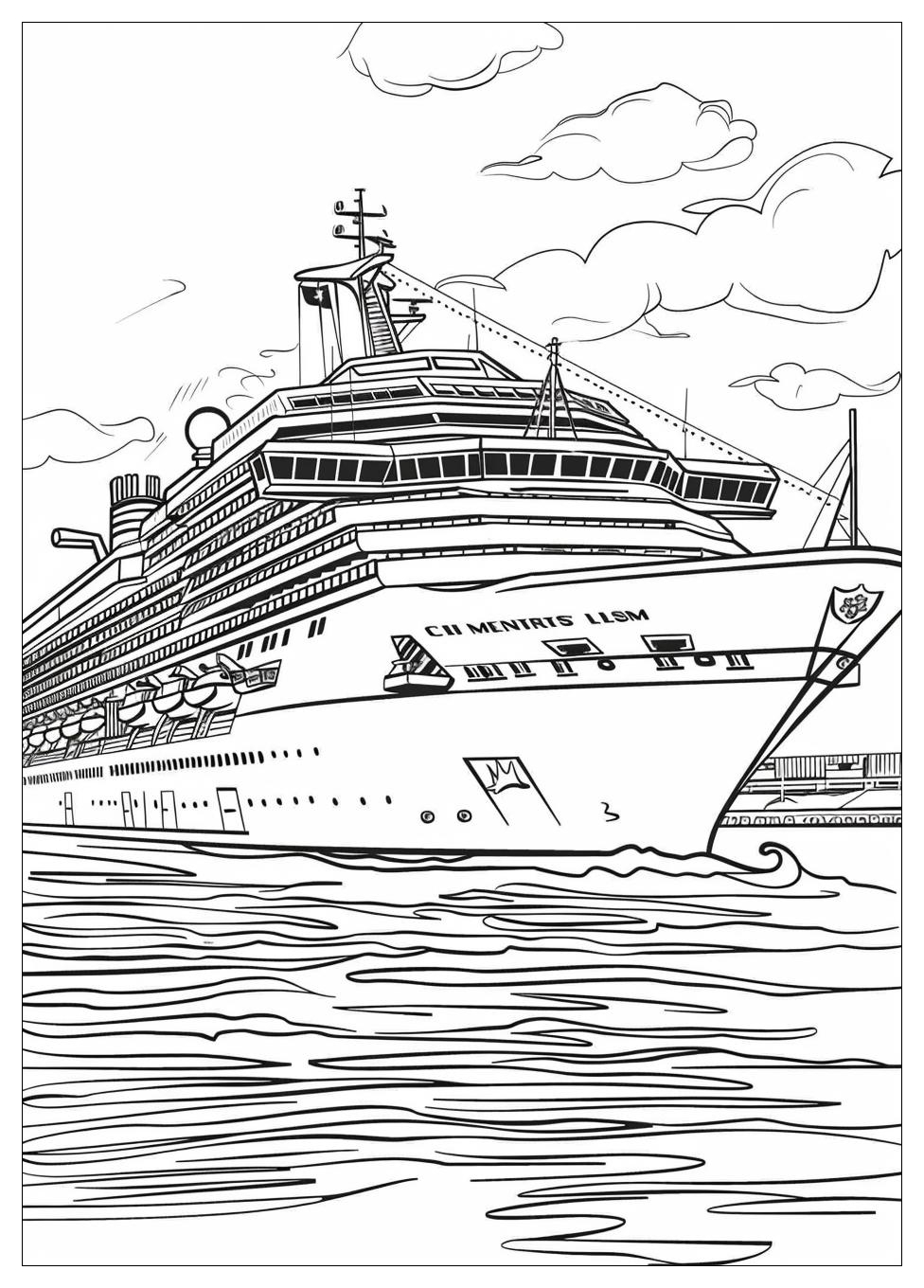 Cruise Ship Coloring Pages-19