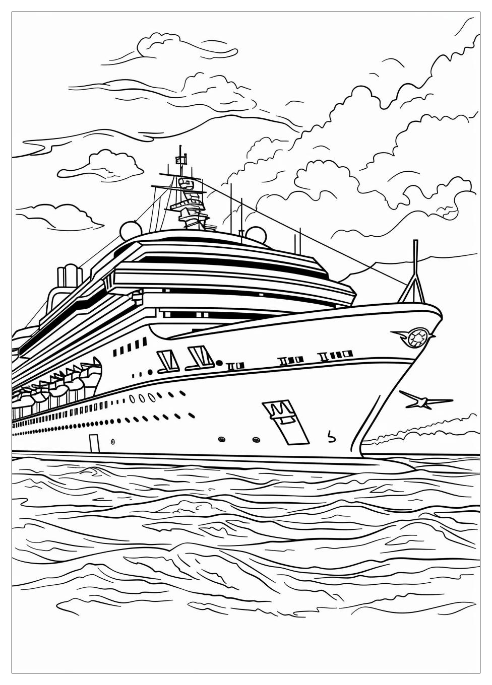 Cruise Ship Coloring Pages-2